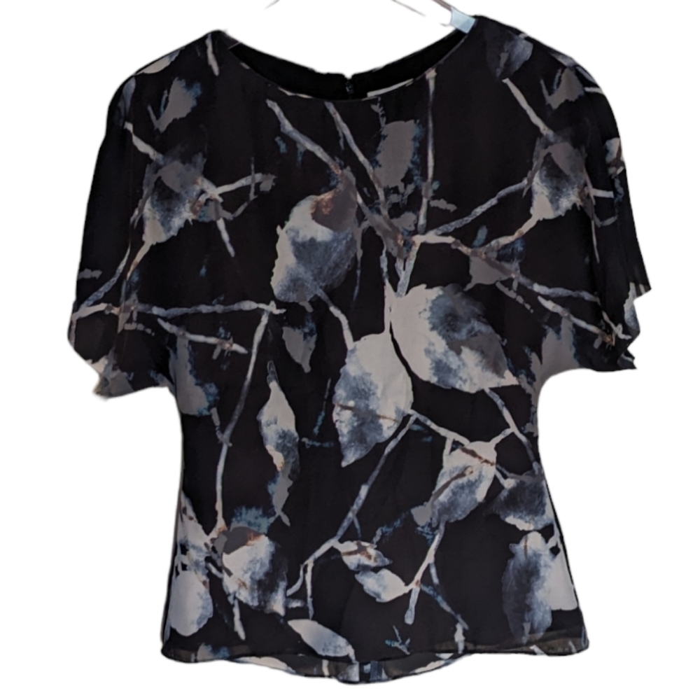 Reiss Becca Short Sleeve Blouse